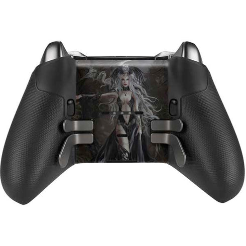 Gothic Princess with Silver Dragon by Nene Thomas Xbox Elite Wireless Controller Series 2 Skin
