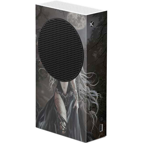 Gothic Princess with Silver Dragon by Nene Thomas Xbox Series S Console Skin