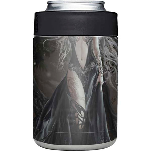 Gothic Princess with Silver Dragon by Nene Thomas Yeti Colster Can Insulator Skin