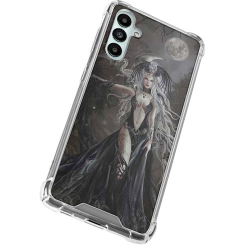 Gothic Princess with Silver Dragon by Nene Thomas Galaxy A15 5G Clear Case