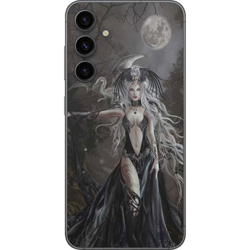 Gothic Princess with Silver Dragon by Nene Thomas Galaxy S23 FE Skin