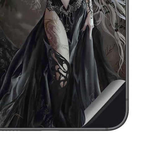 Gothic Princess with Silver Dragon by Nene Thomas Galaxy S23 FE Skin
