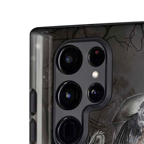 Gothic Princess with Silver Dragon by Nene Thomas Galaxy S24 Ultra Impact Case