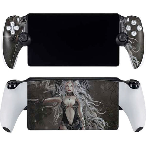 Gothic Princess with Silver Dragon by Nene Thomas PlayStation Portal Remote Player Skin