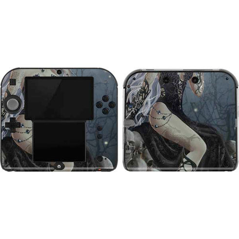 Gothic Queen with Silver Dragon by Nene Thomas Nintendo 2DS Skin