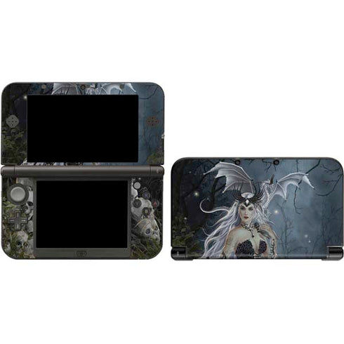 Gothic Queen with Silver Dragon by Nene Thomas 3DS XL 2015 Skin
