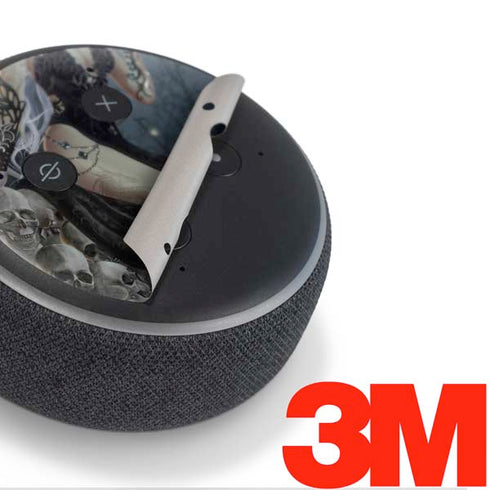 Gothic Queen with Silver Dragon by Nene Thomas Amazon Echo Dot Skin