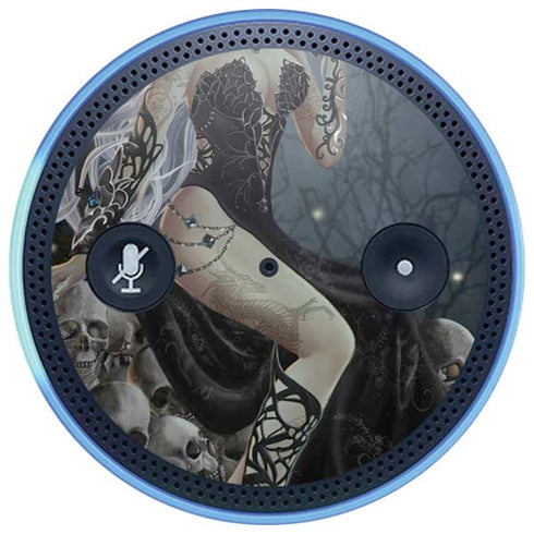 Gothic Queen with Silver Dragon by Nene Thomas Amazon Echo Skin