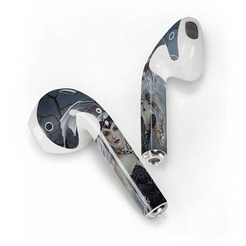 Gothic Queen with Silver Dragon by Nene Thomas Apple AirPods 2 Skin