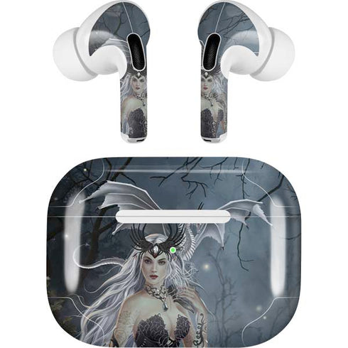 Gothic Queen with Silver Dragon by Nene Thomas Apple AirPods Pro Skin