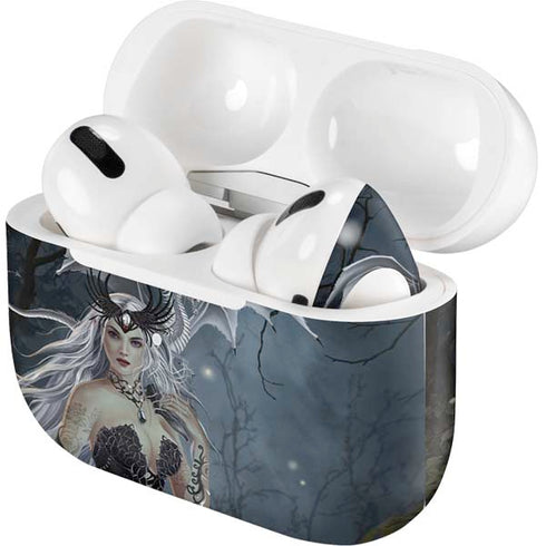 Gothic Queen with Silver Dragon by Nene Thomas Apple AirPods Pro Skin