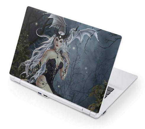 Gothic Queen with Silver Dragon by Nene Thomas Acer Chromebook Skin