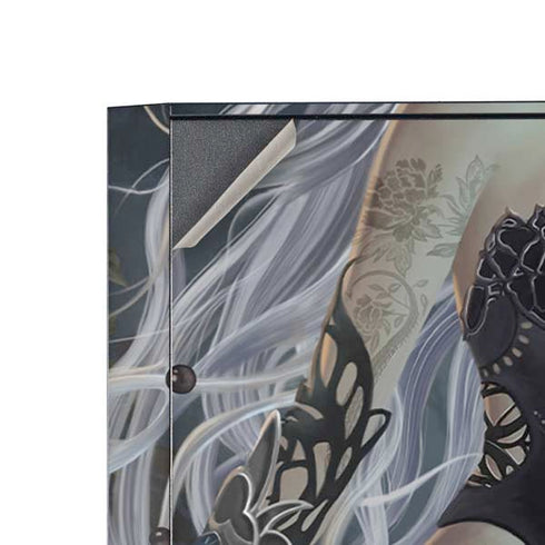 Gothic Queen with Silver Dragon by Nene Thomas Corsair 4000D Tempered Glass Mid-Tower ATX Case Skin