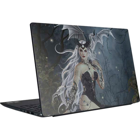 Gothic Queen with Silver Dragon by Nene Thomas Dell Vostro Skin