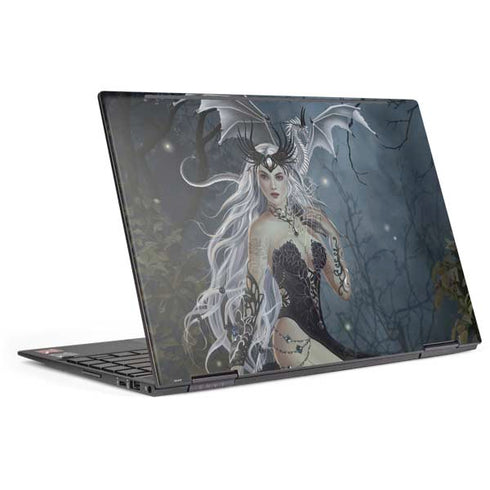 Gothic Queen with Silver Dragon by Nene Thomas HP Envy Skin