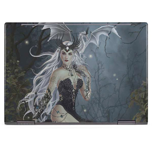 Gothic Queen with Silver Dragon by Nene Thomas HP Envy Skin