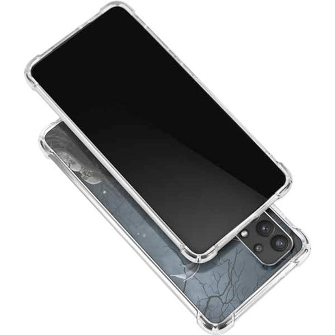 Gothic Queen with Silver Dragon by Nene Thomas Galaxy A32 5G Clear Case