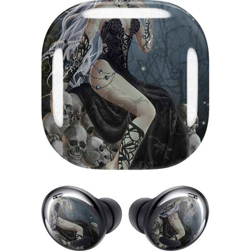 Gothic Queen with Silver Dragon by Nene Thomas Galaxy Buds Pro Skin