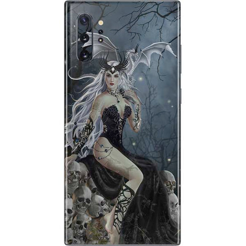 Gothic Queen with Silver Dragon by Nene Thomas Galaxy Note 10 Plus Skin