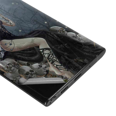 Gothic Queen with Silver Dragon by Nene Thomas Galaxy Note 10 Plus Skin