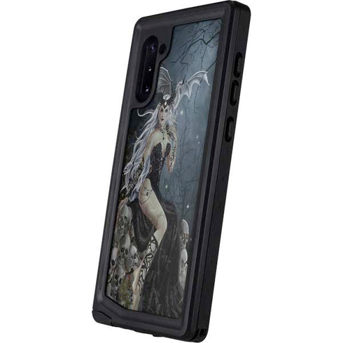 Gothic Queen with Silver Dragon by Nene Thomas Galaxy Note 10 Waterproof Case