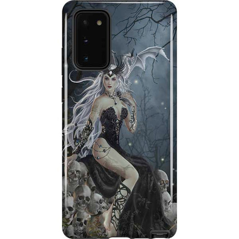 Gothic Queen with Silver Dragon by Nene Thomas Galaxy Note20 5G Pro Case