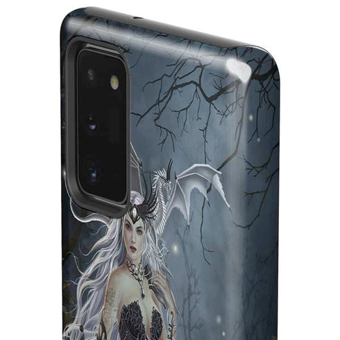 Gothic Queen with Silver Dragon by Nene Thomas Galaxy Note20 5G Pro Case