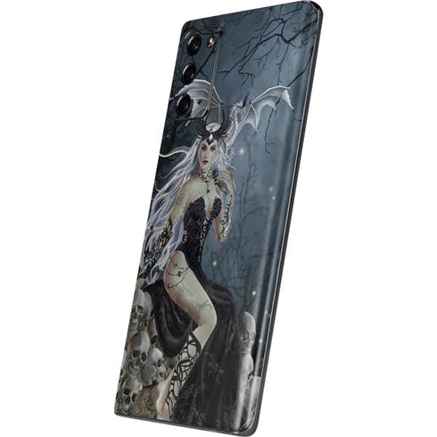 Gothic Queen with Silver Dragon by Nene Thomas Galaxy Note20 5G Skin