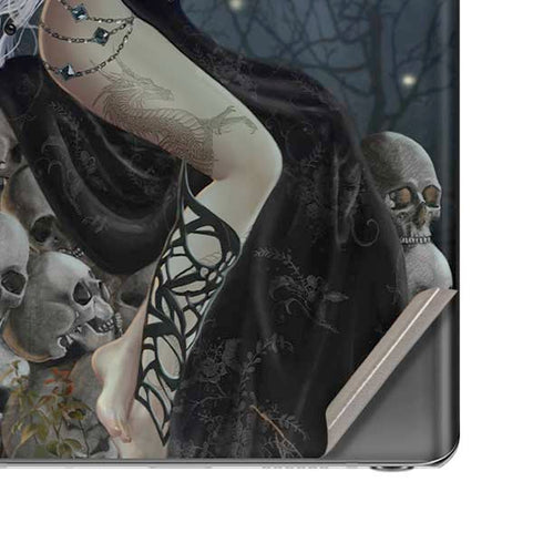 Gothic Queen with Silver Dragon by Nene Thomas Galaxy Note20 5G Skin