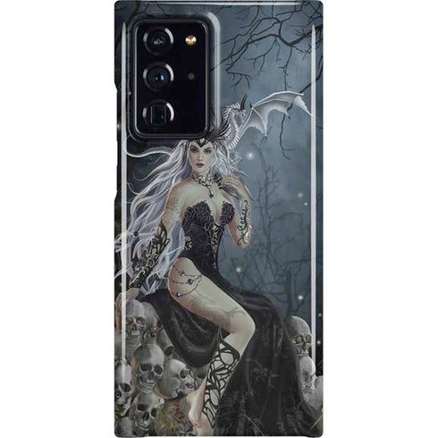 Gothic Queen with Silver Dragon by Nene Thomas Galaxy Note20 Ultra 5G Lite Case