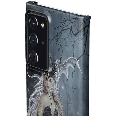 Gothic Queen with Silver Dragon by Nene Thomas Galaxy Note20 Ultra 5G Lite Case