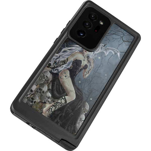 Gothic Queen with Silver Dragon by Nene Thomas Galaxy Note20 Ultra 5G Waterproof Case