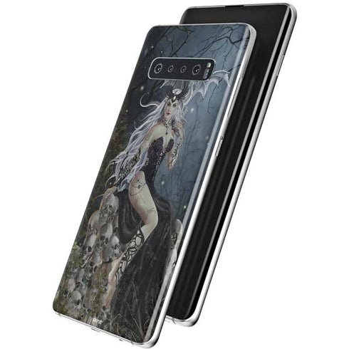 Gothic Queen with Silver Dragon by Nene Thomas Galaxy S10 Plus Skin