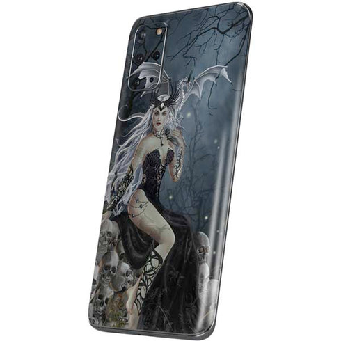 Gothic Queen with Silver Dragon by Nene Thomas Galaxy S20 Plus Skin