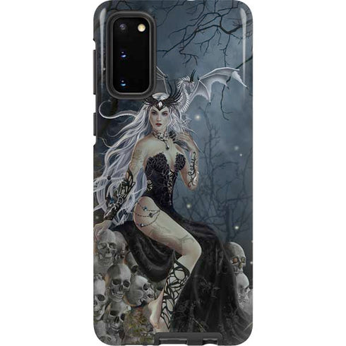 Gothic Queen with Silver Dragon by Nene Thomas Galaxy S20 Pro Case