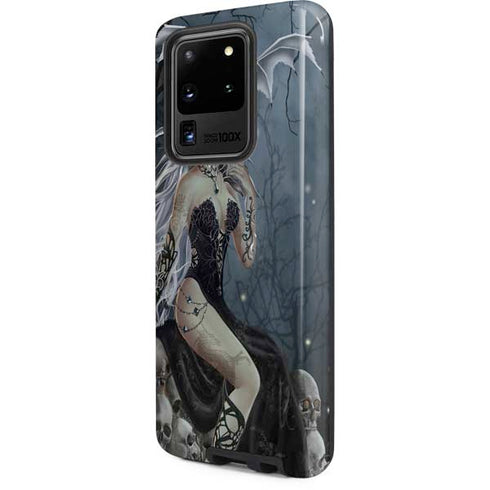 Gothic Queen with Silver Dragon by Nene Thomas Galaxy S20 Ultra 5G Pro Case