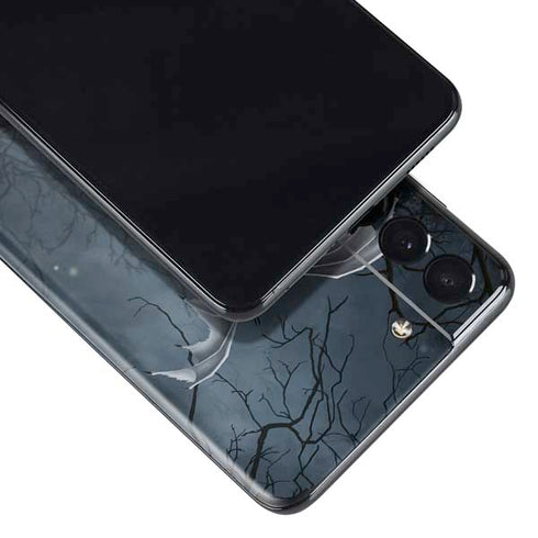 Gothic Queen with Silver Dragon by Nene Thomas Galaxy S21 Plus 5G Skin