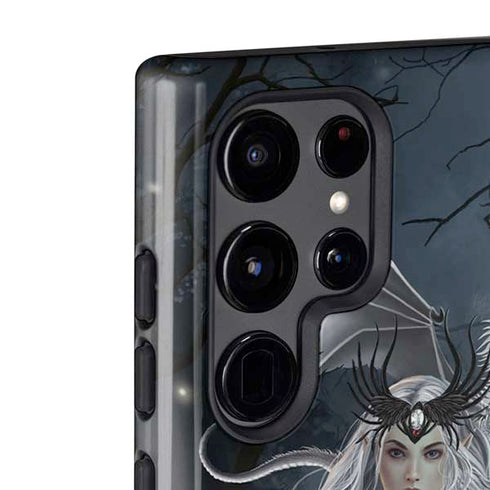Gothic Queen with Silver Dragon by Nene Thomas Galaxy S22 Ultra Pro Case