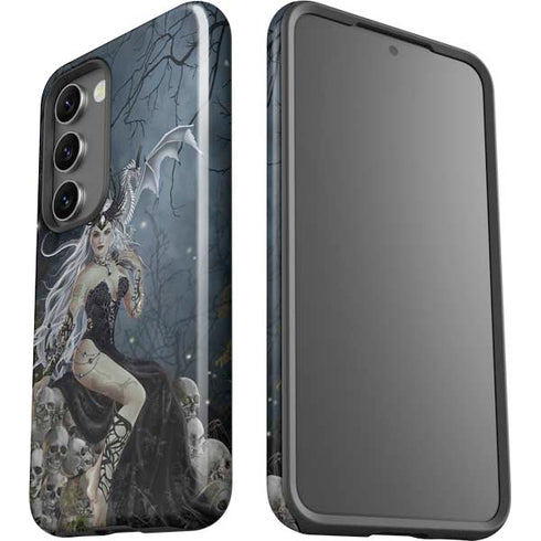 Gothic Queen with Silver Dragon by Nene Thomas Galaxy S23 Plus Pro Case