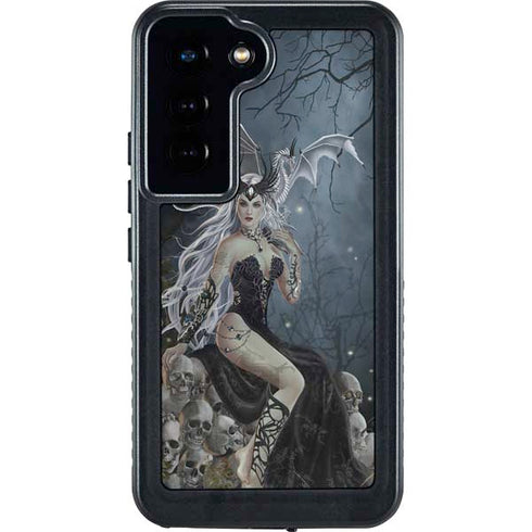 Gothic Queen with Silver Dragon by Nene Thomas Galaxy S23 Waterproof Case