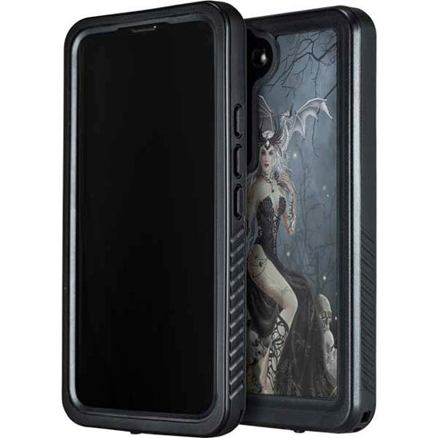 Gothic Queen with Silver Dragon by Nene Thomas Galaxy S23 Waterproof Case