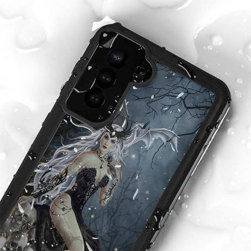 Gothic Queen with Silver Dragon by Nene Thomas Galaxy S23 Waterproof Case
