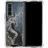 Gothic Queen with Silver Dragon by Nene Thomas Galaxy Z Fold4 5G Clear Case