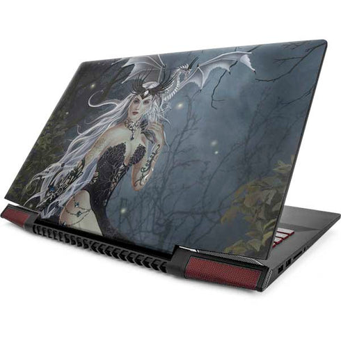 Gothic Queen with Silver Dragon by Nene Thomas Lenovo IdeaPad Skin