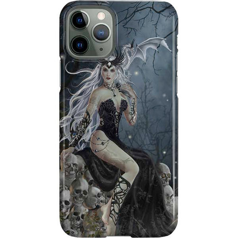 Gothic Queen with Silver Dragon by Nene Thomas iPhone 11 Pro Lite Case