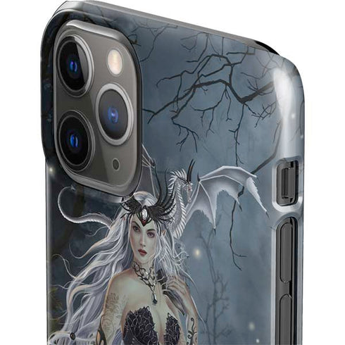 Gothic Queen with Silver Dragon by Nene Thomas iPhone 11 Pro Lite Case