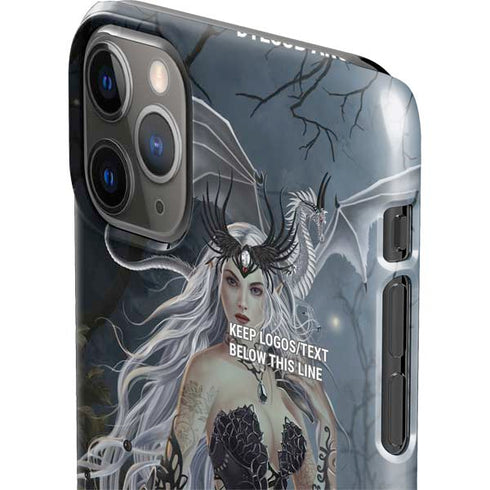Gothic Queen with Silver Dragon by Nene Thomas iPhone 11 Pro Max Lite Case