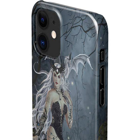 Gothic Queen with Silver Dragon by Nene Thomas iPhone 12 Mini Lite Case