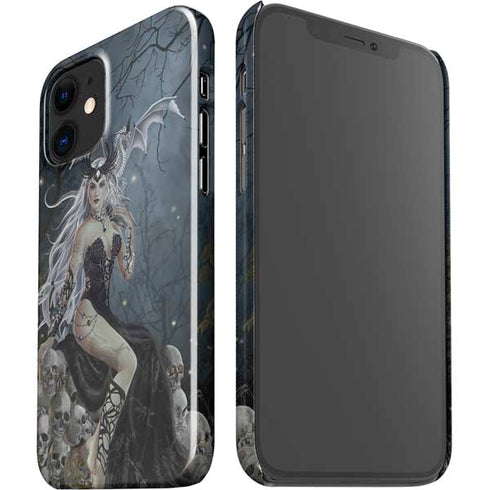 Gothic Queen with Silver Dragon by Nene Thomas iPhone 12 Mini Lite Case