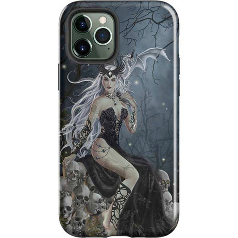 Gothic Queen with Silver Dragon by Nene Thomas iPhone 12 Pro Impact Case